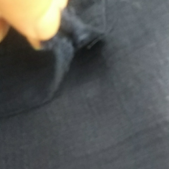 LA Made Navy Linen Smocked Beach Shorts - Picture 5 of 7